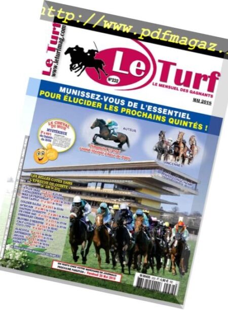 Le Turf – mai 2018 Cover