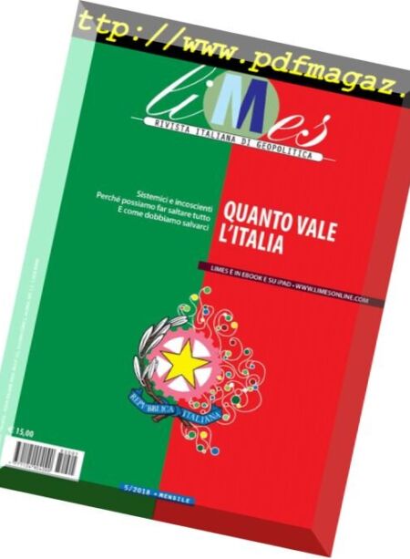 Limes – maggio 2018 Cover