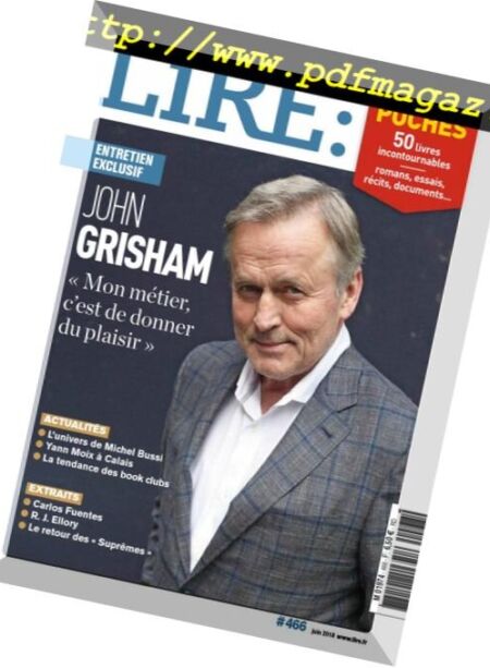 Lire – juin 2018 Cover