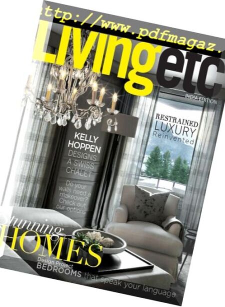 Living Etc India – April 2018 Cover