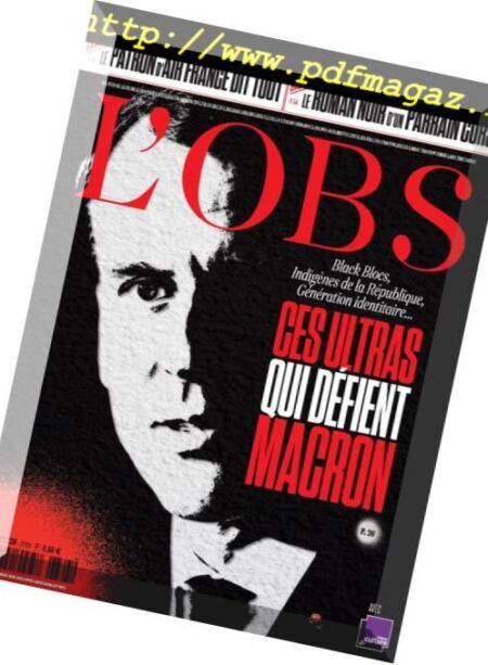 L’Obs – 17 mai 2018 Cover