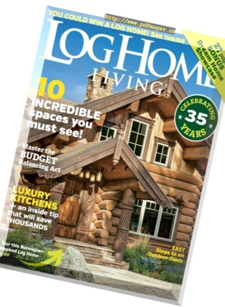 Log Home Living – July 2018 Cover