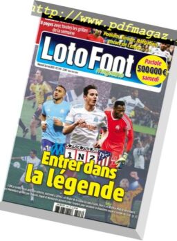 Loto Foot – 16 mai 2018