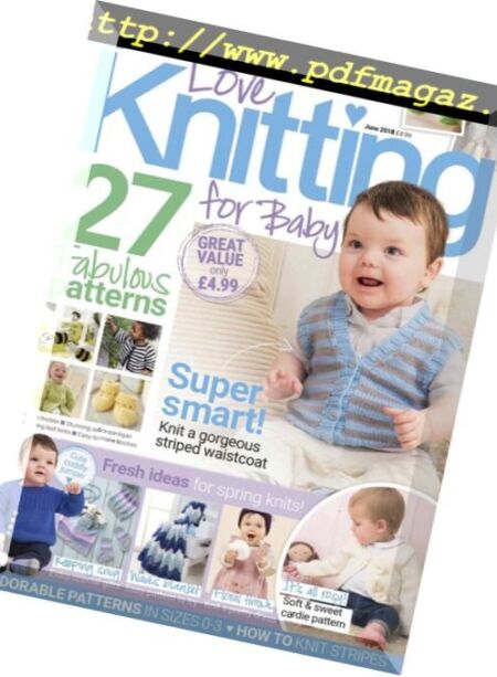 Love Knitting for Baby – June 2018 Cover
