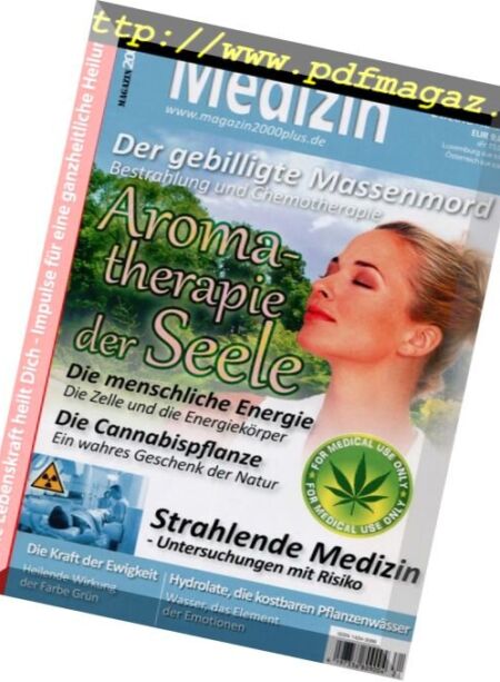 Magazin 2000plus Medizin – Nr.21, (396) 2018 Cover