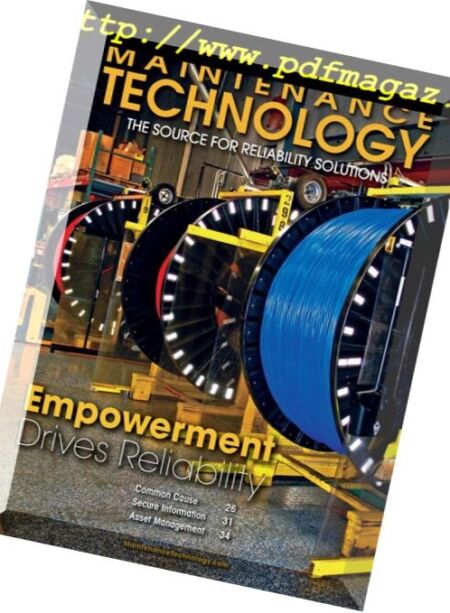 Maintenance Technology – November 2015 Cover