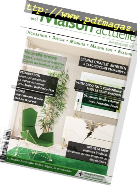 Maison Actuelle – janvier 2017 Cover