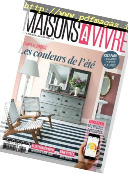 Maisons a Vivre – mai-juin 2018 Cover
