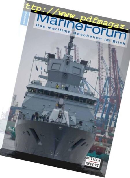 Marine Forum – Mai 2018 Cover