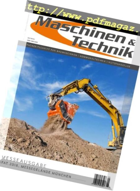 Maschinen & Technik – Mai 2018 Cover