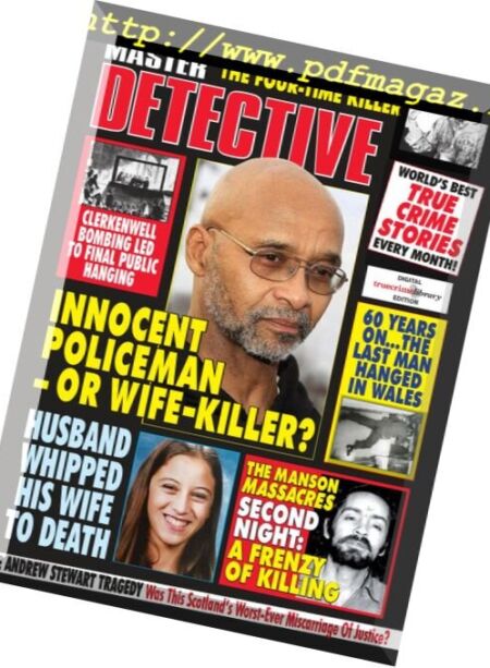 Master Detective – May 2018 Cover