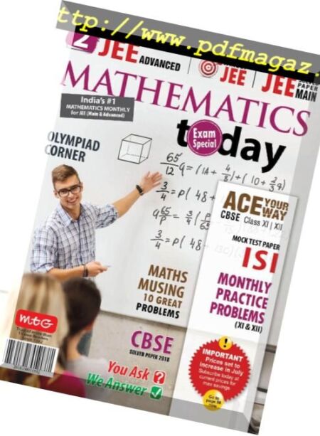 Mathematics Today – May 2018 Cover