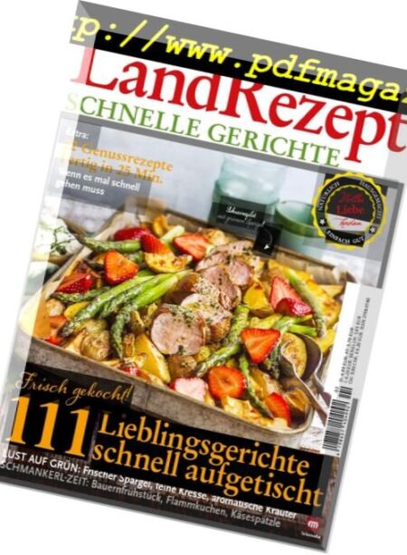 Mein Landrezept – April 2018 Cover
