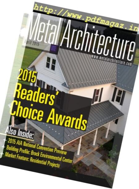 Metal Architecture – April 2015 Cover