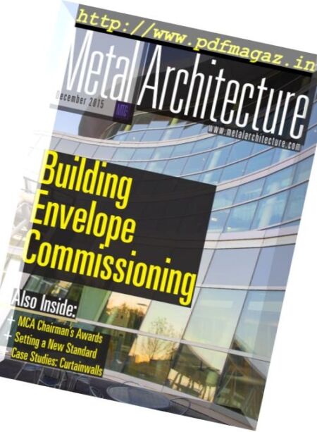 Metal Architecture – December 2015 Cover