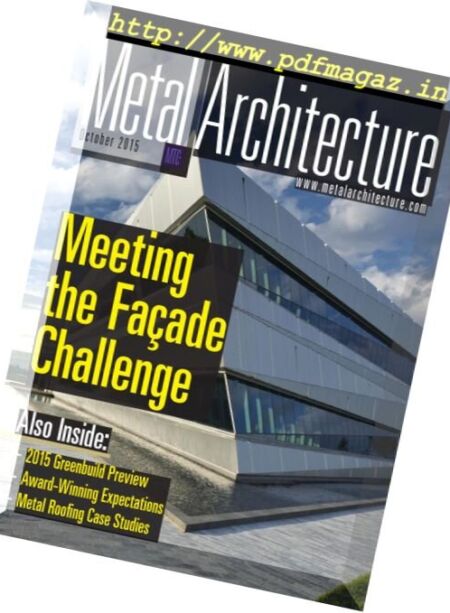 Metal Architecture – October 2015 Cover