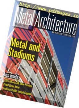 Metal Architecture – September 2015