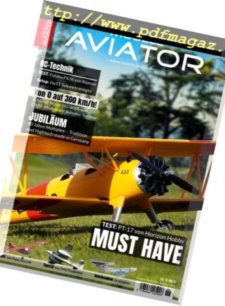 Modell Aviator – Juni 2018 Cover