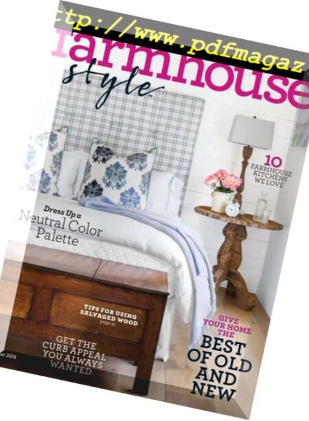 Modern Farmhouse Style – June 2018 Cover