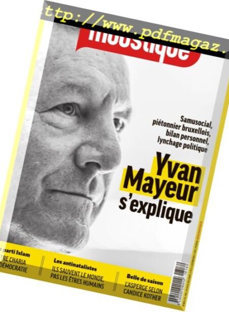 Moustique Magazine – 21 Avril 2018 Cover