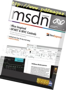 MSDN Magazine – March 2018