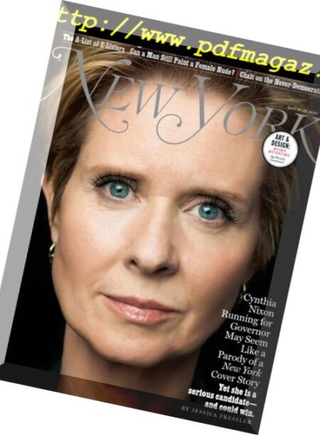 New York Magazine – 16 April 2018 Cover