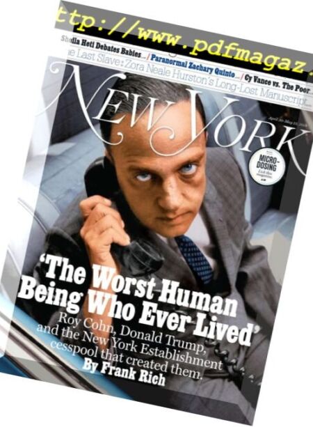 New York Magazine – April 30, 2018 Cover