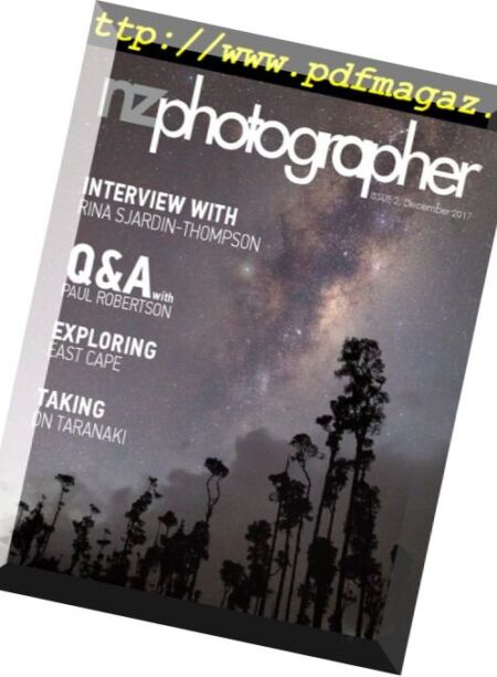 NZPhotographer – December 2017 Cover