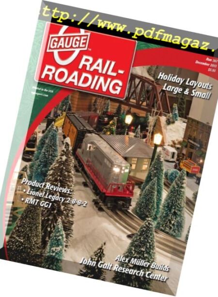 O Gauge Railroading – December 2013 Cover
