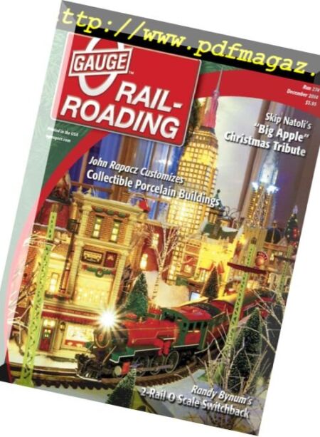 O Gauge Railroading – December 2014 Cover