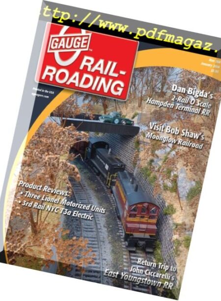 O Gauge Railroading – January 2014 Cover