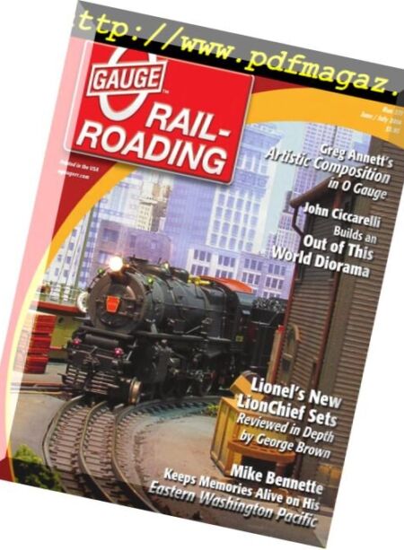 O Gauge Railroading – June-July 2014 Cover