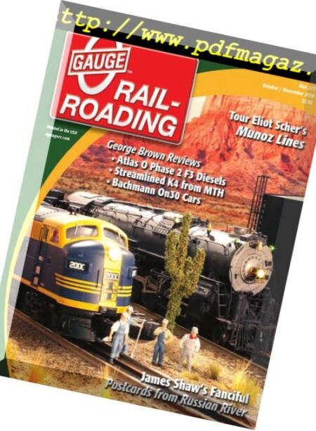 O Gauge Railroading – October-November 2014 Cover