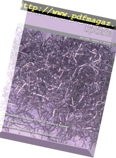 Orthodontic Update – April 2018 Cover