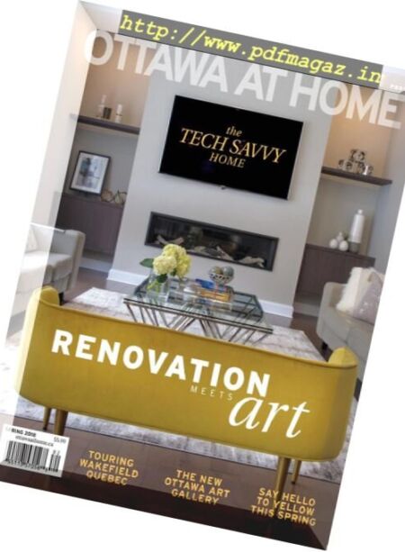 Ottawa At Home – Spring 2018 Cover