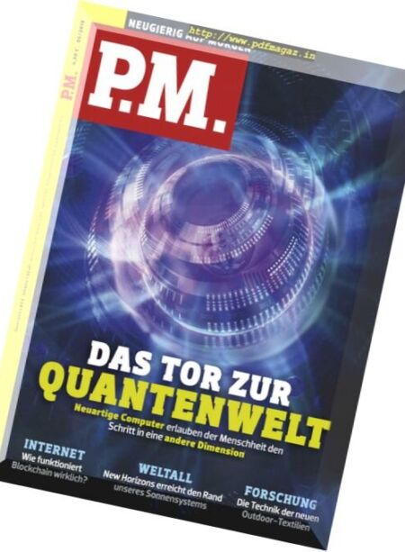 P.M. Magazin – Mai 2018 Cover
