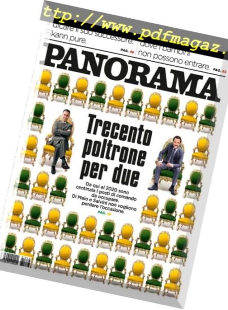 Panorama Italia – 24 maggio 2018 Cover
