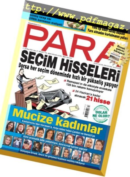 Para – 25 Nisan 2018 Cover