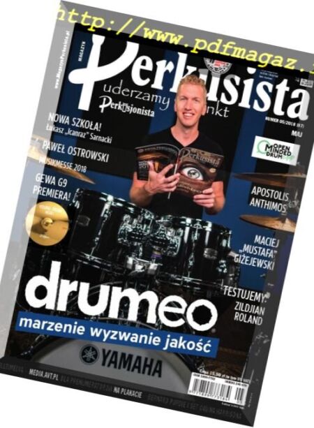 Perkusista – Maj 2018 Cover