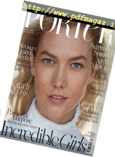 Porter – April 2018 Cover