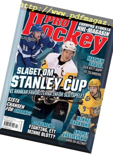 Pro Hockey – april 2018 Cover