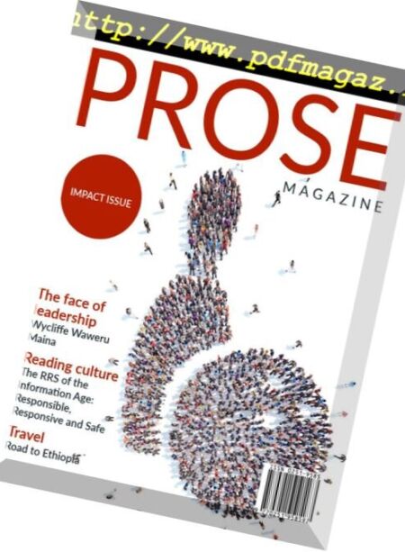 Prose magazine – April-May 2018 Cover