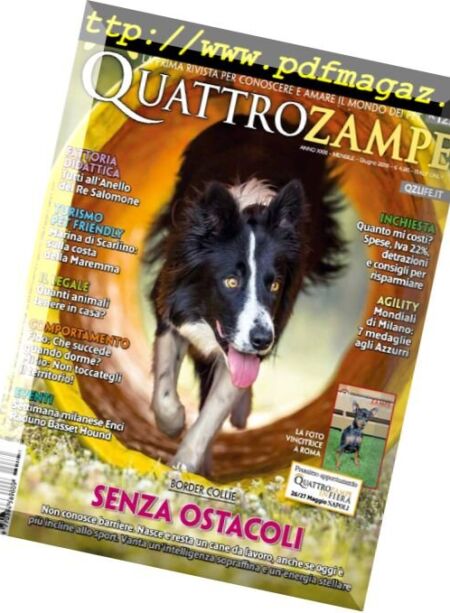 QuattroZampe – giugno 2018 Cover