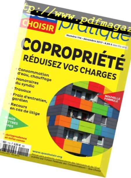 Que Choisir Pratique – Decembre 2017 Cover