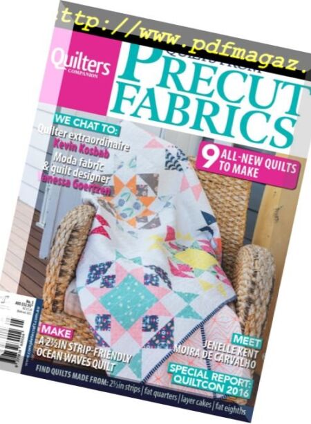 Quilters Companion – Quilts From Precut Fabrics N 5 2016 Cover