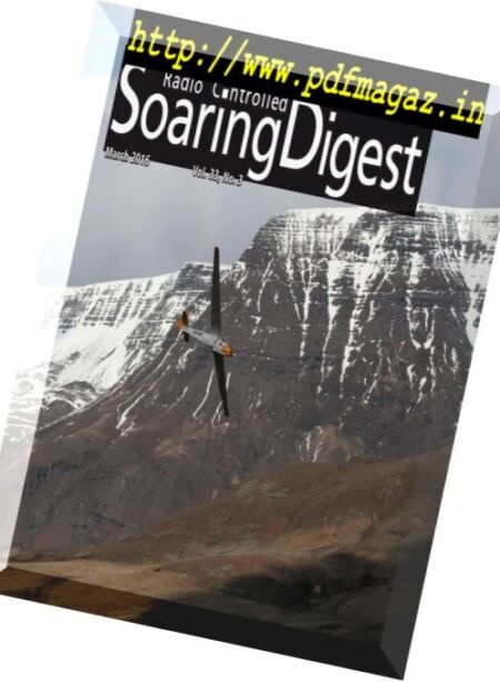 R-C Soaring Digest – 2016-03 Cover