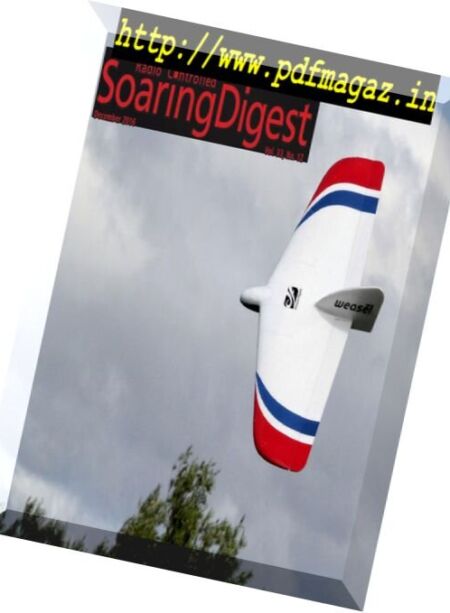 R-C Soaring Digest – December 2016 Cover
