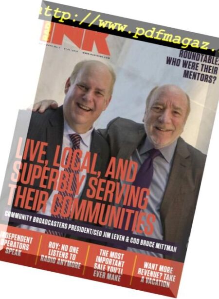 Radio Ink Magazine – May 21, 2018 Cover