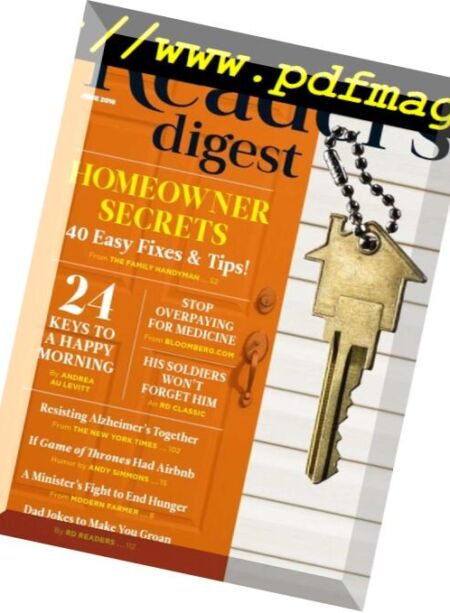 Reader’s Digest USA – June 2018 Cover