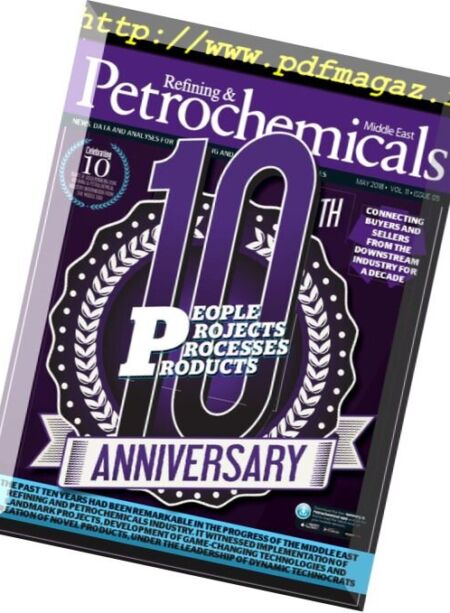 Refining & Petrochemicals Middle East – May 2018 Cover